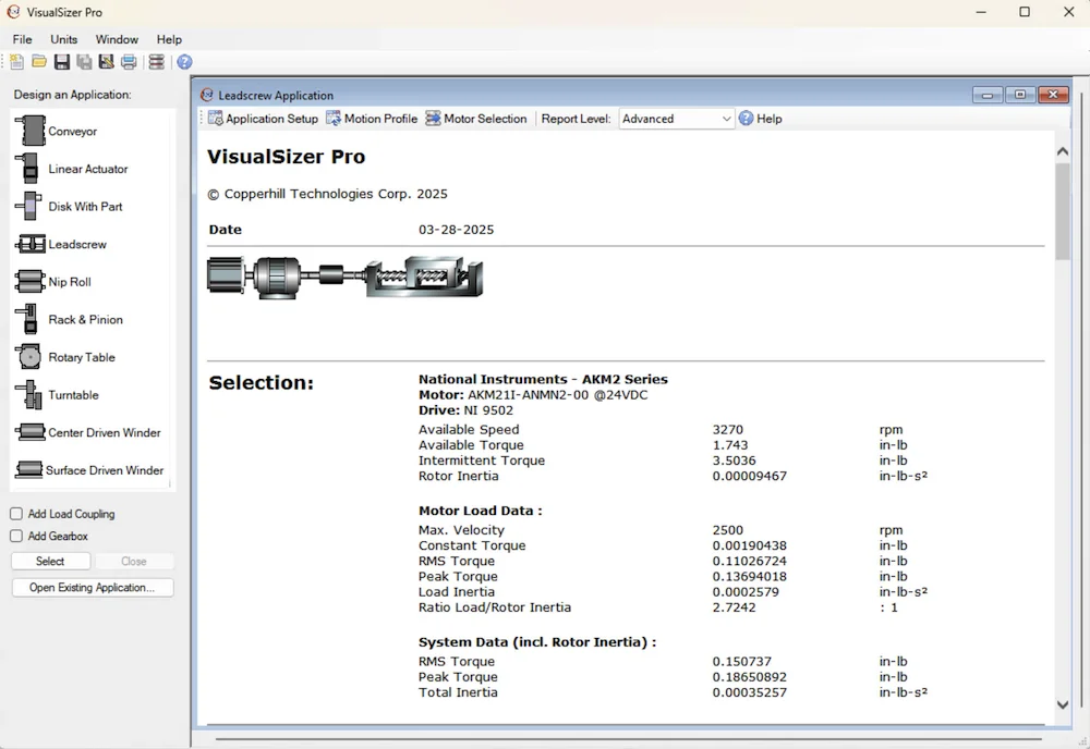 VisualSizer Pro Main Screen